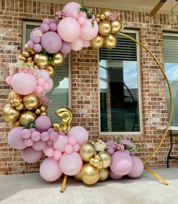 Decor eveniment, arcada baloane, aranjament tematic baloane