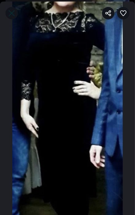 Платье женское кружевное