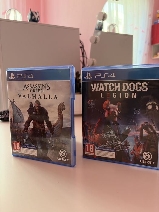 Vand Assssins Creed Valhala & Watch Dogs 3 PS4