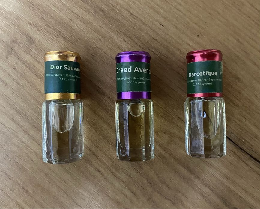 Мужские ароматы Dior Sauvage, Creed Aventus, Narcotique — 3 флако