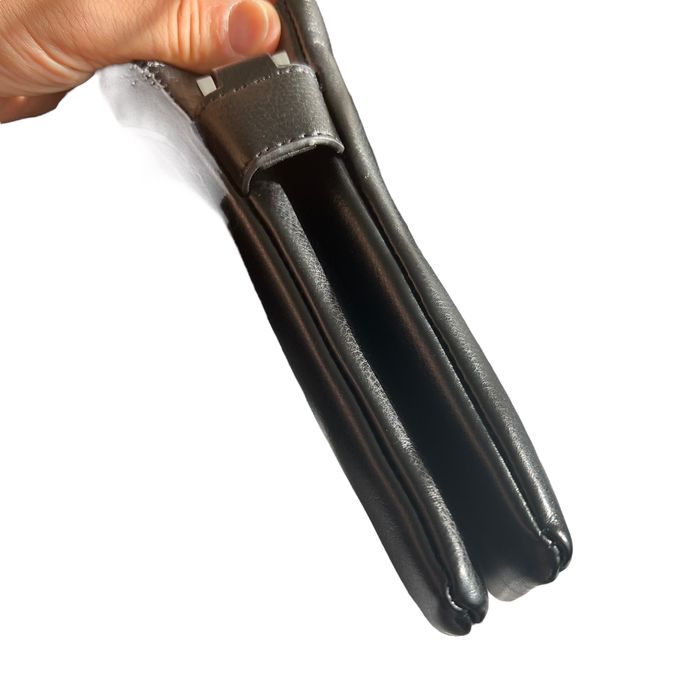 Мъжка чанта+портфейл комплект 2в1 от естествена кожа телешки бокс