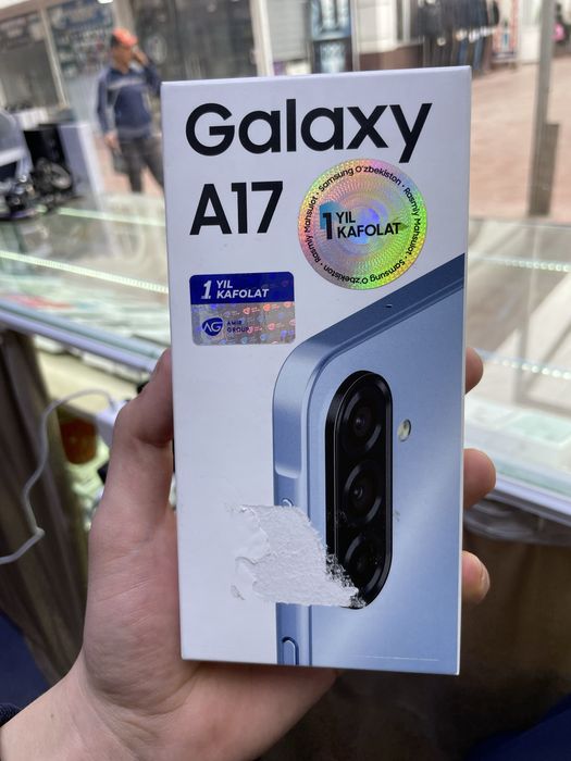samsung A17 6/128GB yangi 1 yil kafolati bilan