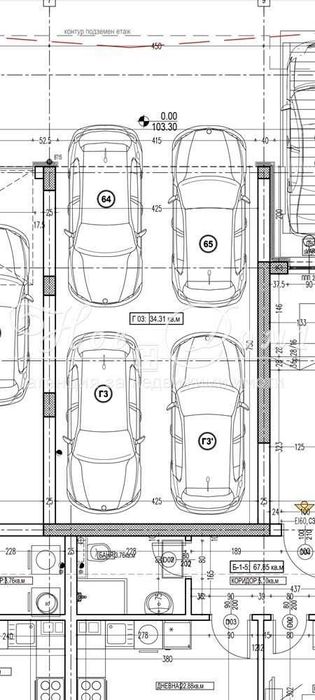 Самостоятелен двоен партерен гараж