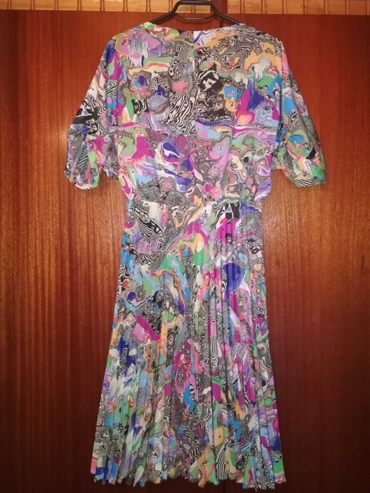 Официална копринена рокля, солей