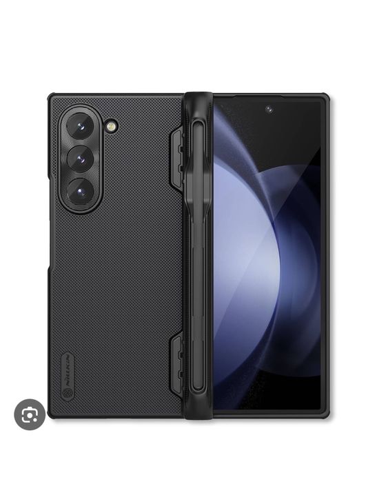 Samsung Z FOLD 5 - Husa Nillkin Line Hard Silicon Neagra