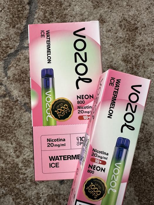 Tigara electronica Vozol Watermelon Ice - 1000 pufuri