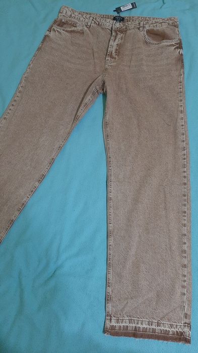 Blugi MAN pentru bărbați inalti (2 metri), talie 103 cm., crac 86 cm.