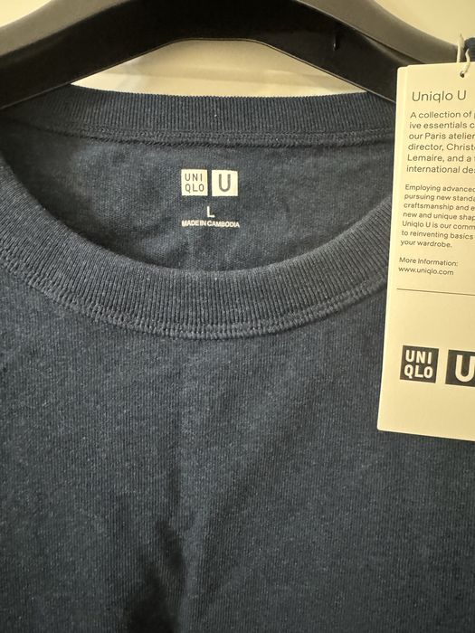 Футболка базовая UNIQLO, из Европы