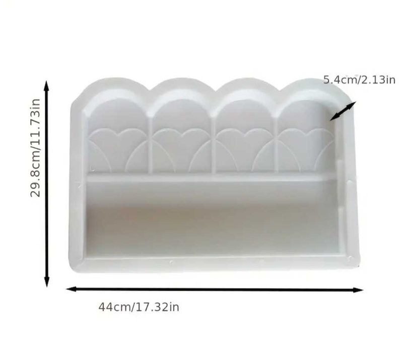 Форма за изливане на циментови плочки