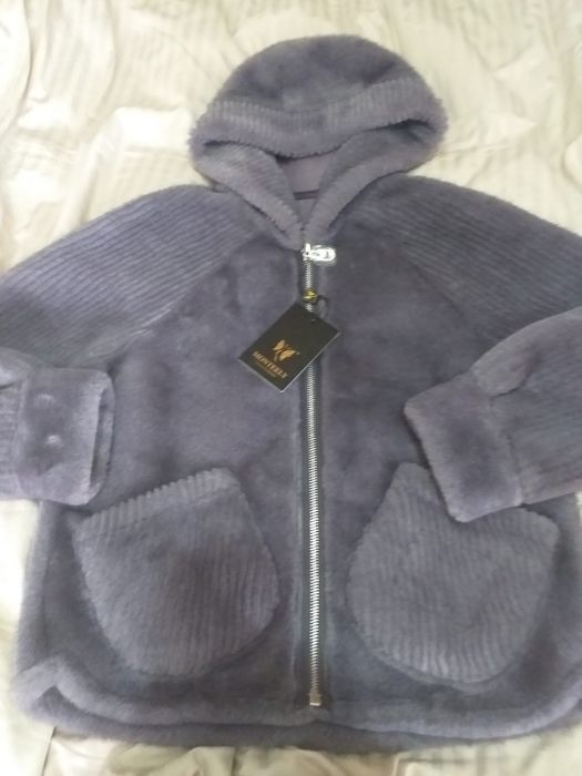 Двусторнняя дубленка, размер 44-46