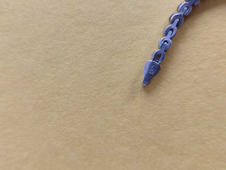 Дамска верижка гривна сребро