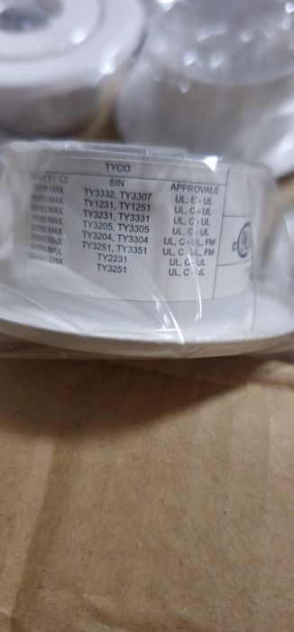 Спринклерные розетки tyco