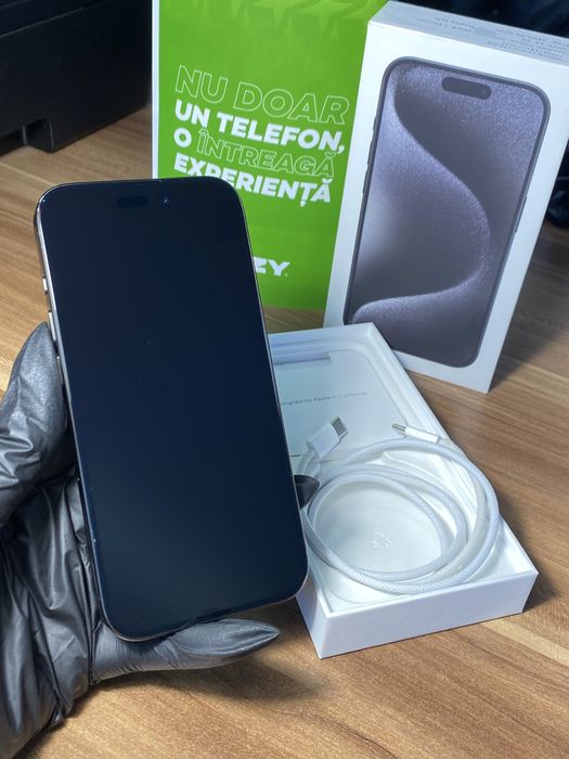 iPhone 15 Pro • 128 GB • Black Titanium