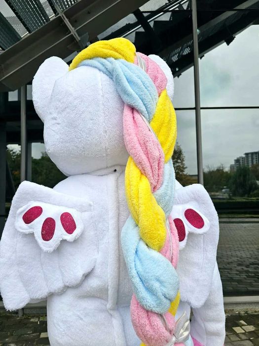 Costum Mascota Unicorn Magic Alb pentru Evenimente