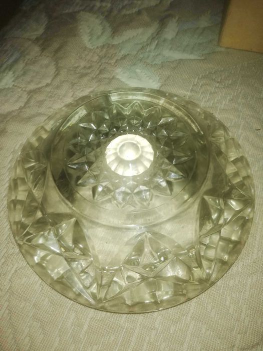 Оловен порцелан ваза пепелник