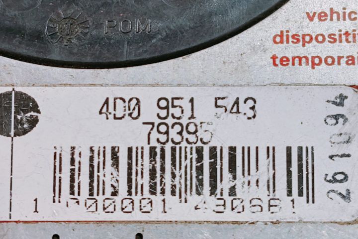 Spira Volan  4D0951543 Audi A6 A4/C4 seria