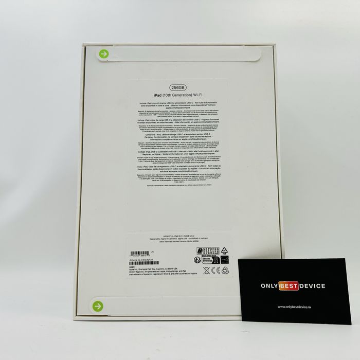  iPad 10th Generation Silver Wi-Fi 256GB