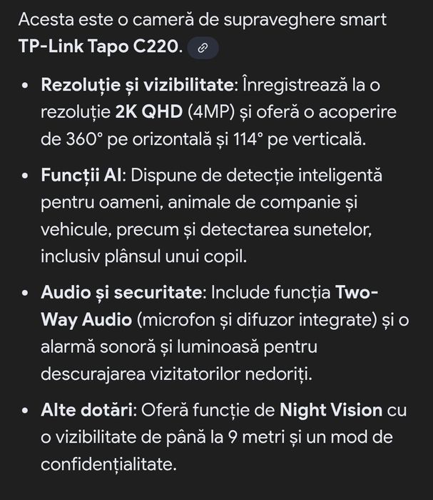Tapo camera smart