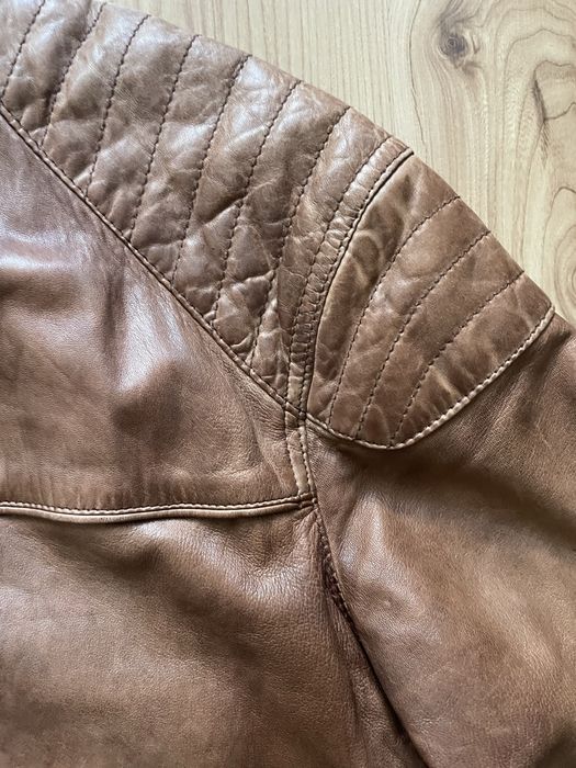 Massimo Dutti / мъжко кожено(естествена) яке XL