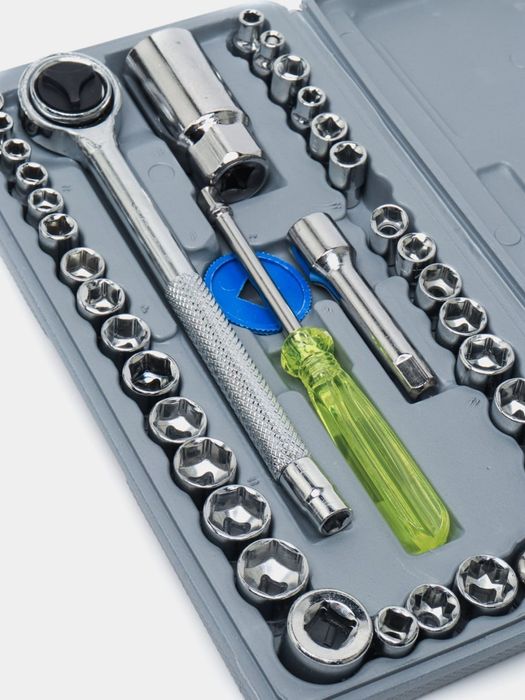 Nabor klyuch 40 tali optom, набор ключь 40 тали, трешотка галовка