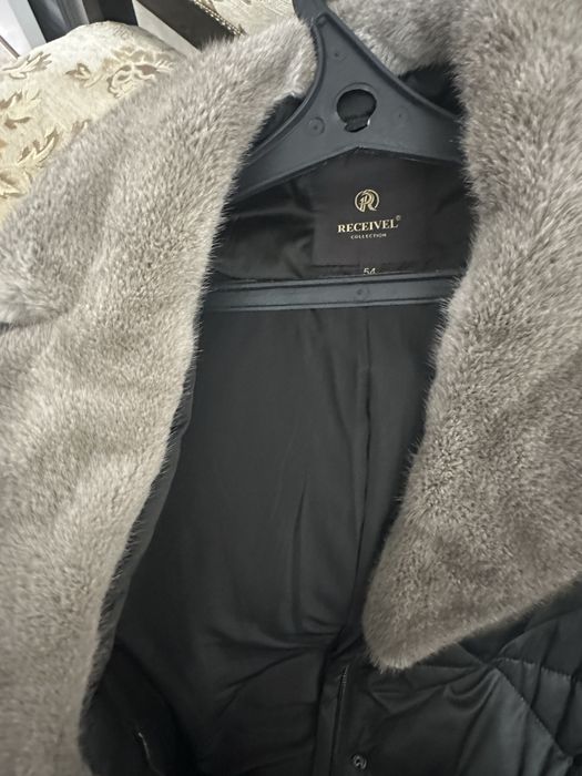 Стеганное пальто