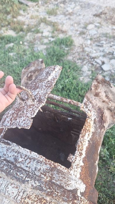 Печка для бани из диска