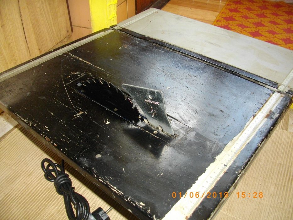 ф205мм Разгъващ 800W Ел.Настолен Циркуляр Немски 2001г Top Craft TTS80