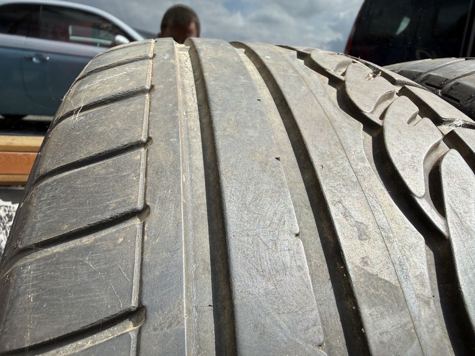2бр. Летни Гуми С Борд 235/50R/18 -DUNLOP- DOT:1713, 5.4мм. *40€ за 2бр.*