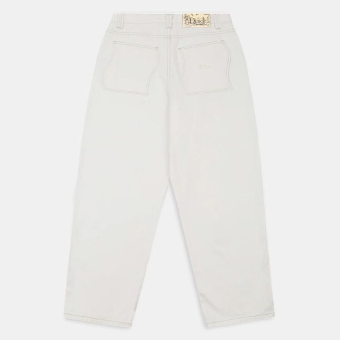 белые джинсы Dime