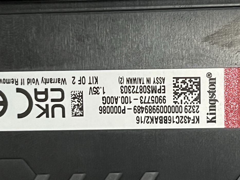 Озу Kingston fury 32gb