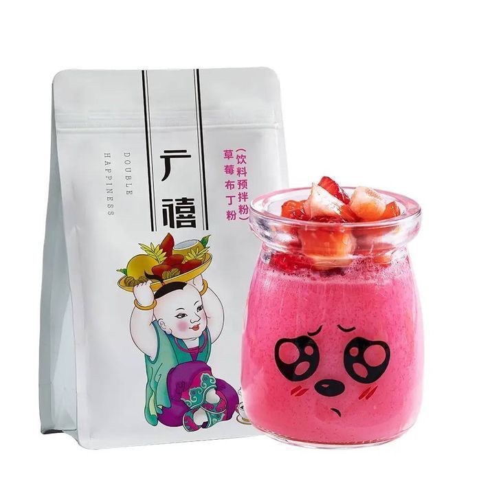 Пудинг/желе клубничный 1 к Бабл ти, желе, тапиоки, Бабл чай,  Babl tea