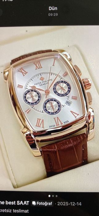Здр подавам мъжки часовник PATEK PHILİPPE кварцов механизам