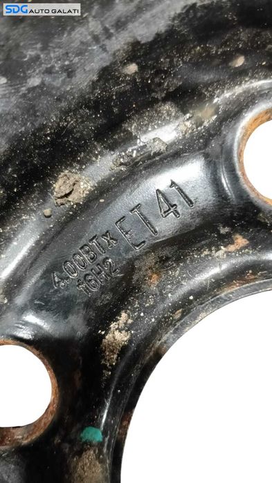 Roata Janta Tabla Rezerva Slim 115 70 16 R16 ET41 Continental Opel Astra H 2004 - 2010 Cod 2160115 [M8319]