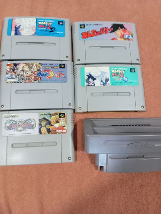 Vând casete super Nintendo snes japoneze