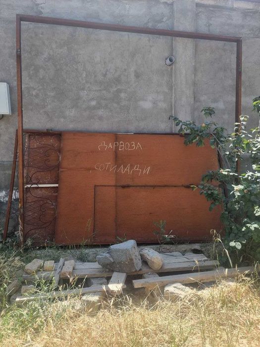 Продаются металлические ворота под покраску 4х4м