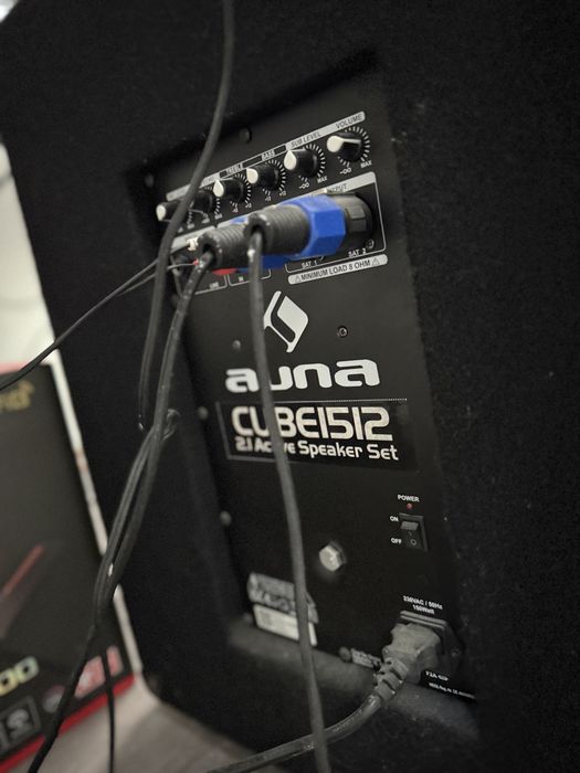 Boxe Auna pro cube 1200w
