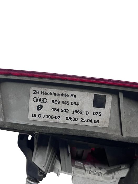 Stop Haion Dreapta Spate Audi A4 Iii 8Ec, B7 2004 - 2008 8E9945094