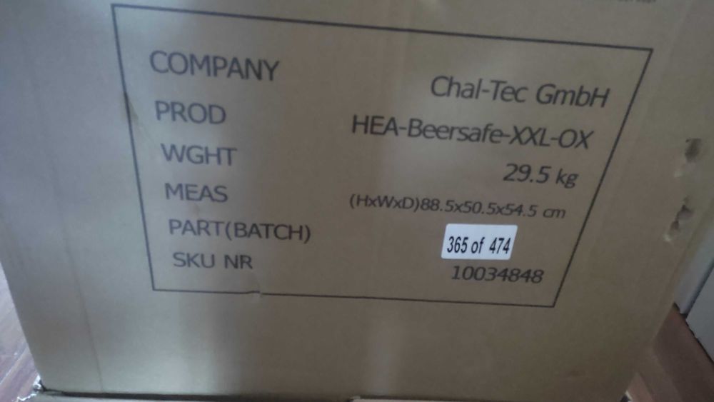 Minifrigider Klarstein Galben HEA-Beersafe xxlox 88.5x50.5x54.5 29.5kg