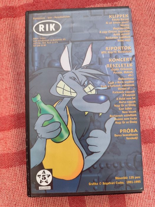De vanzare casete VHS.