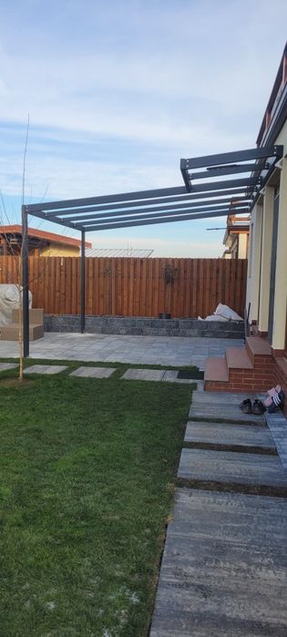 Terasa metalica structura