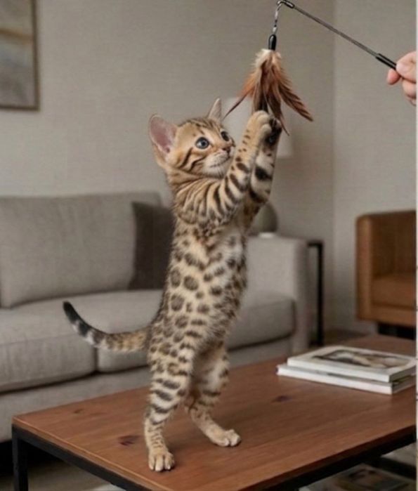 Бенгал мушуги ва бенгал мушукчалар сотилади