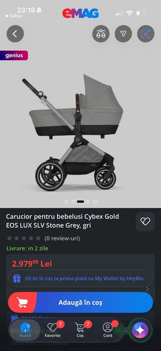 Cărucior Cybex EOS Lux