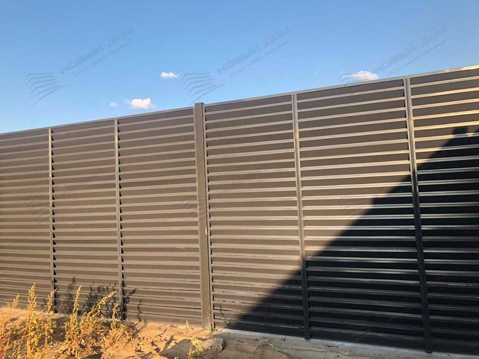 Забор жалюзи еврожалюзи