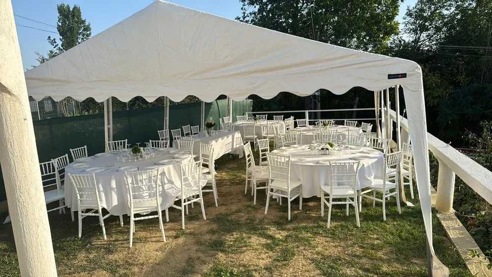 Inchirieri  Mese Rotunde, Scaune, Covor Roșu, Pavilioane Evenimente