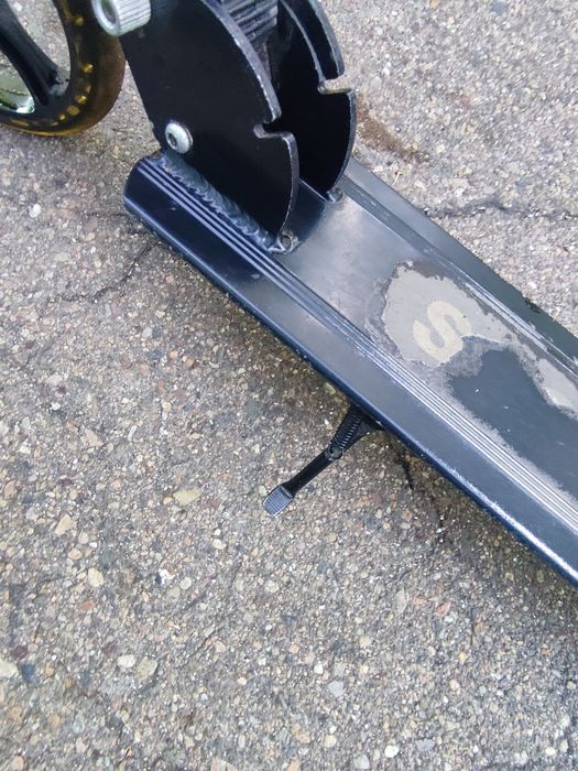 Самокат обычный с большими колесами