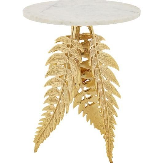 Masa cafea side table Swoon Antique Brass TkMaxx marble taburet scaun