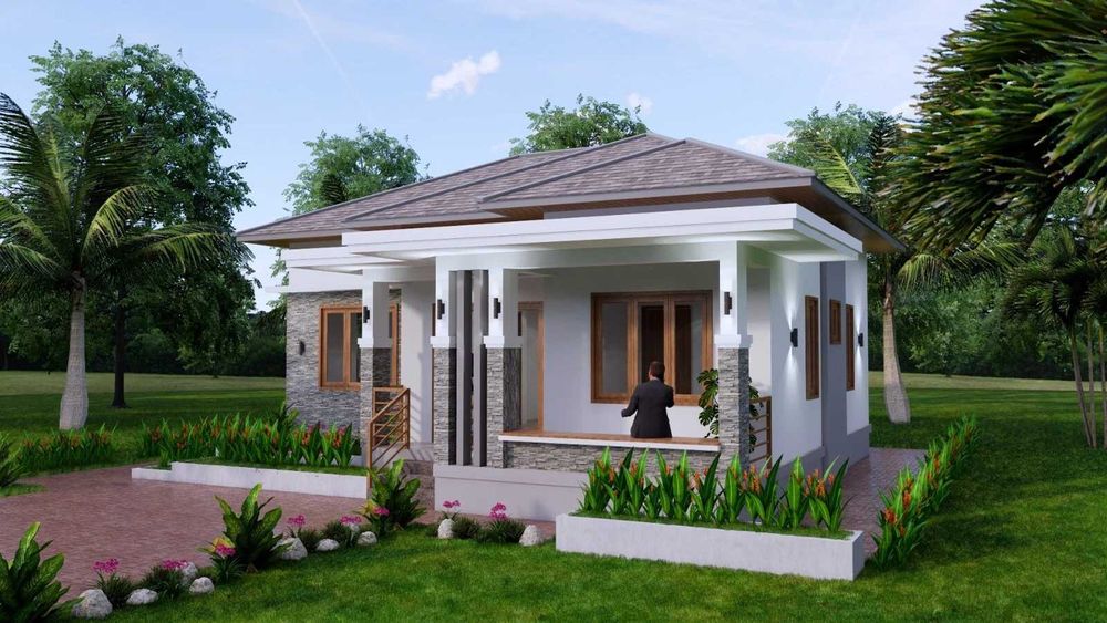 НА ИЗПЛАЩАНЕ - Луксозна сглобяема къща с 3 спални, 81 кв. м