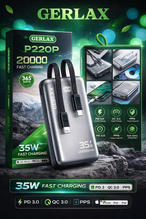 PowerBank "P220p» 20,000mAh