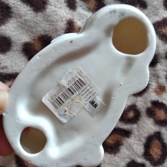 Дед мороз керамический. Подсвечник