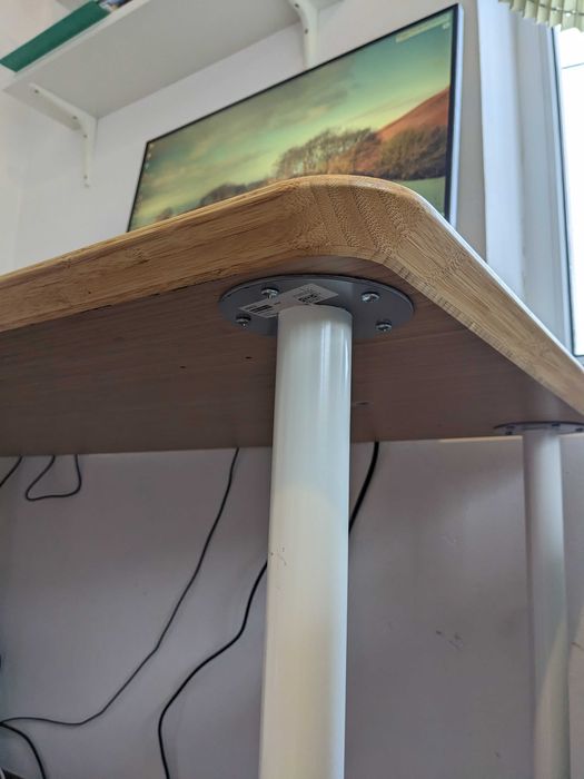 Masă de Birou din Bambus, 140 cm, IKEA | Model Anfallare